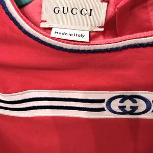 Gucci Vibrant Pink Logo Top